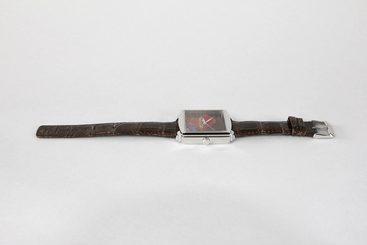 Urushi maki-e watches [Joga] Red Fuji