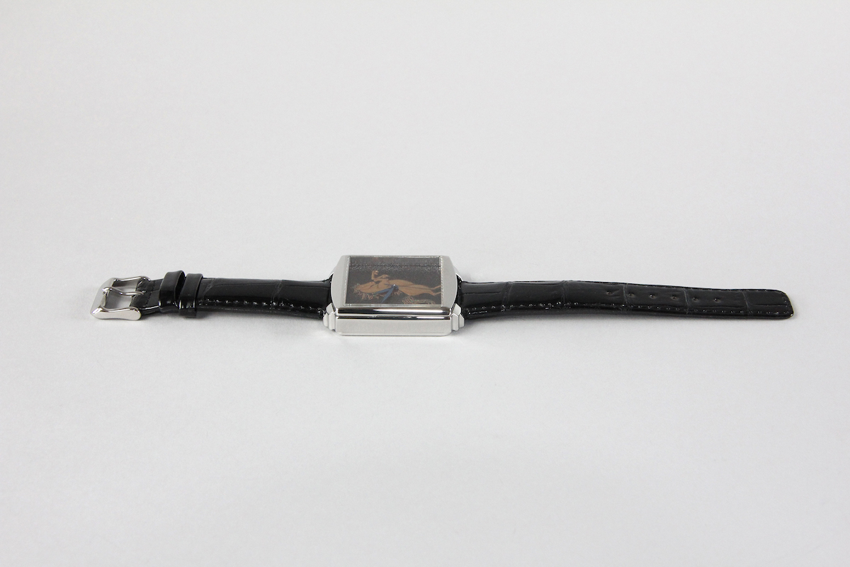 Urushi maki-e watches [Joga] Leaping horse
