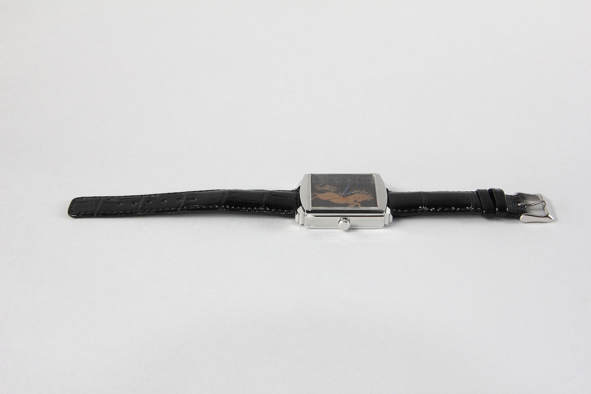 Urushi maki-e watches [Joga] Leaping horse