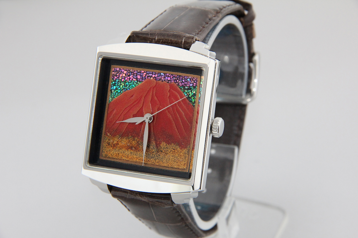 Urushi maki-e watches [Joga] Fuji