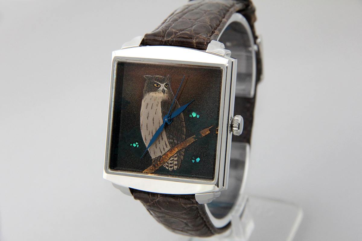 Urushi maki-e watches [Joga] Ninja in the Forest