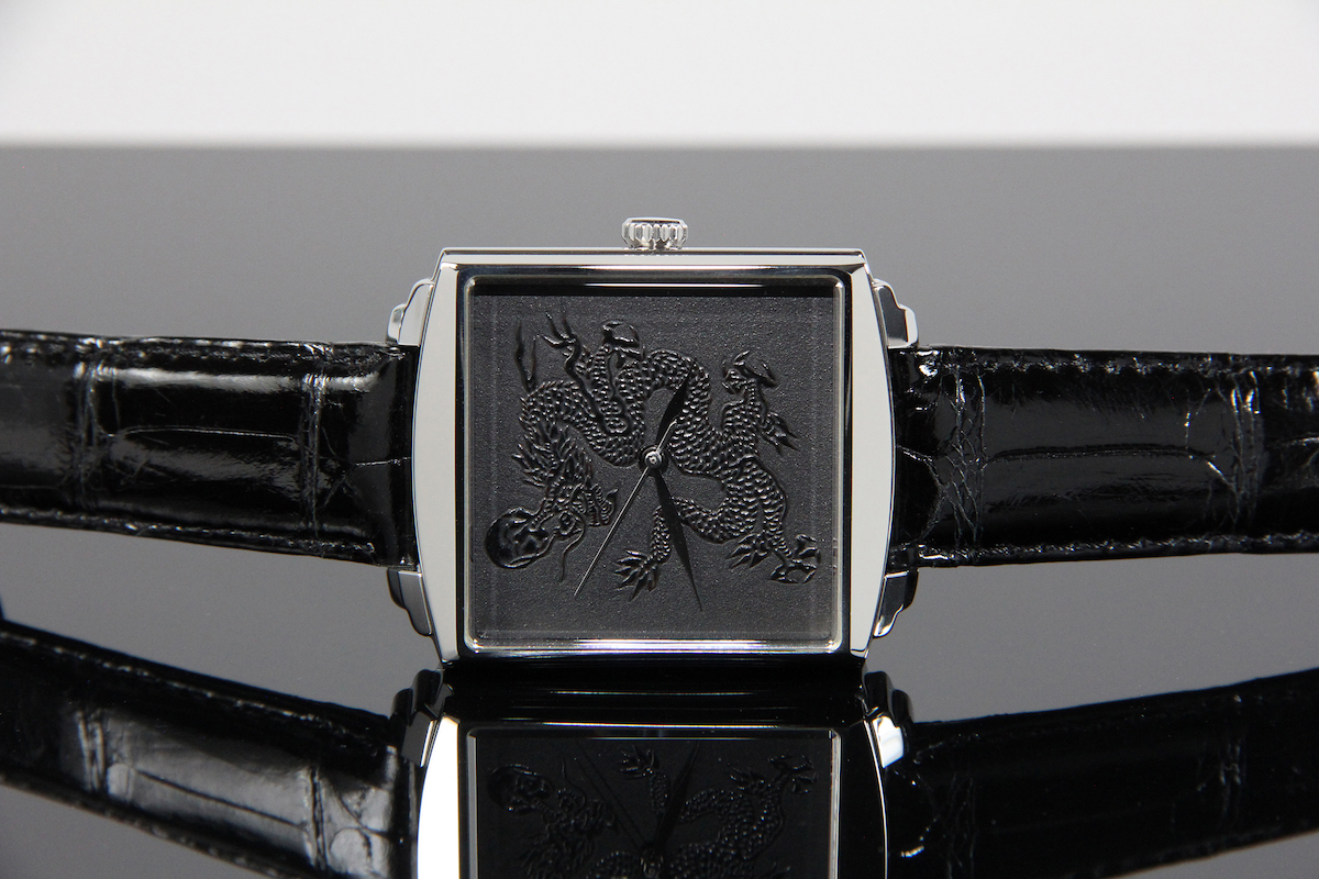 Urushi maki-e watches [JOGA]Black Dragon