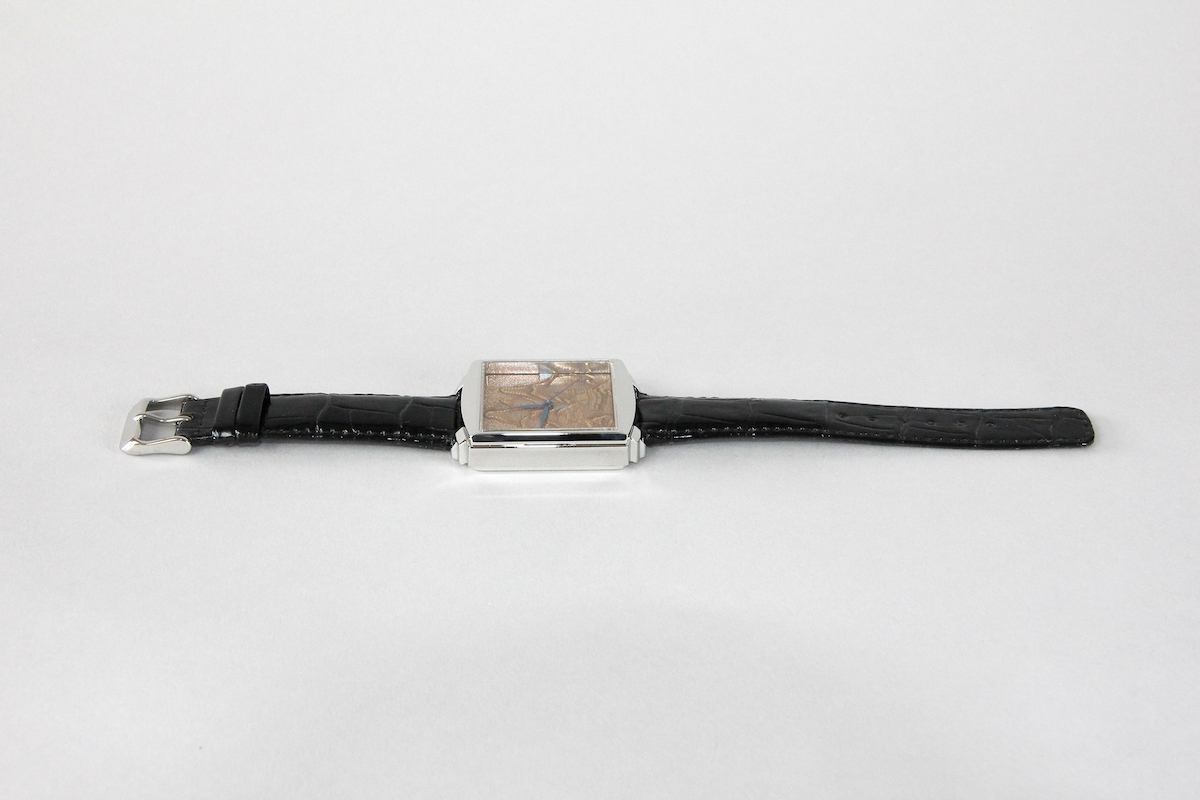 Urushi maki-e watches [Joga] Mountain and Waterscape