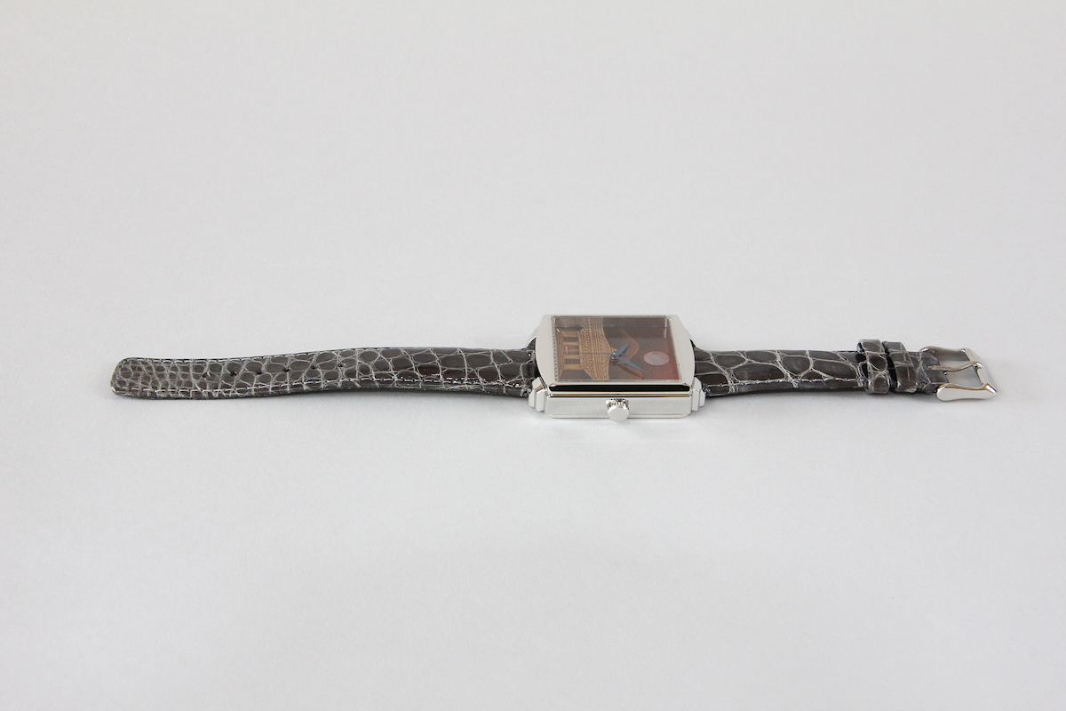 Urushi maki-e watches [JOGA]Konjiki-do at Sunset