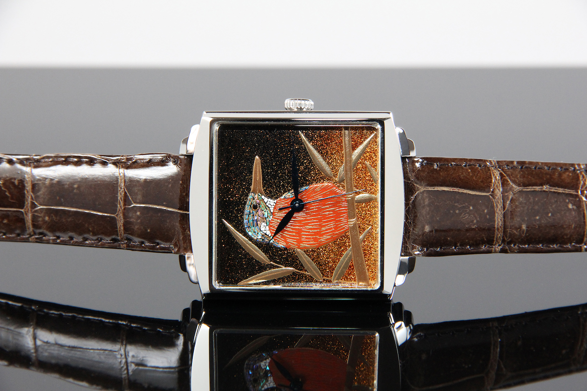 Urushi maki-e watches [JOGA]Jade