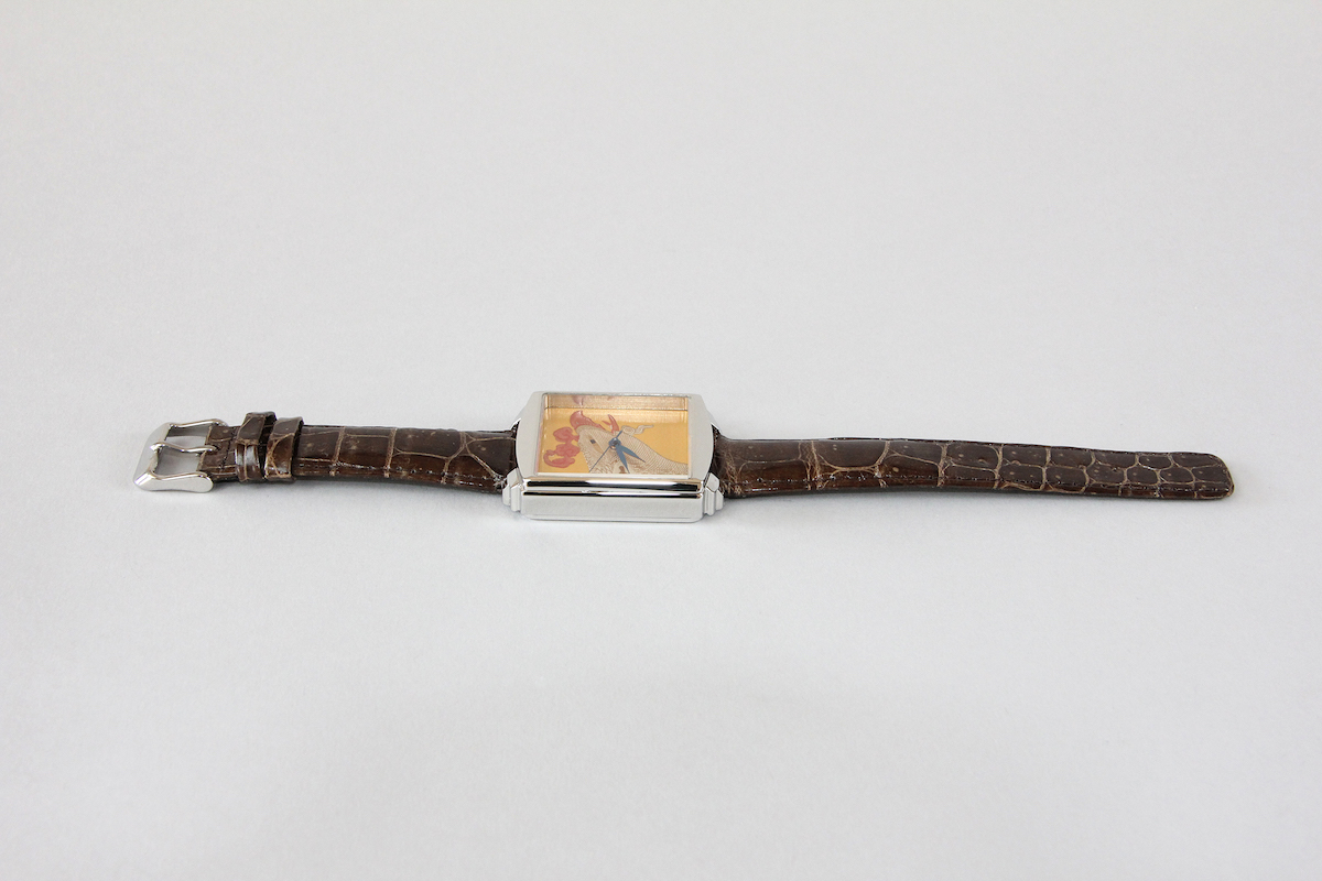Urushi maki-e watches [JOGA]Hakuho (White Chinese Firebird)