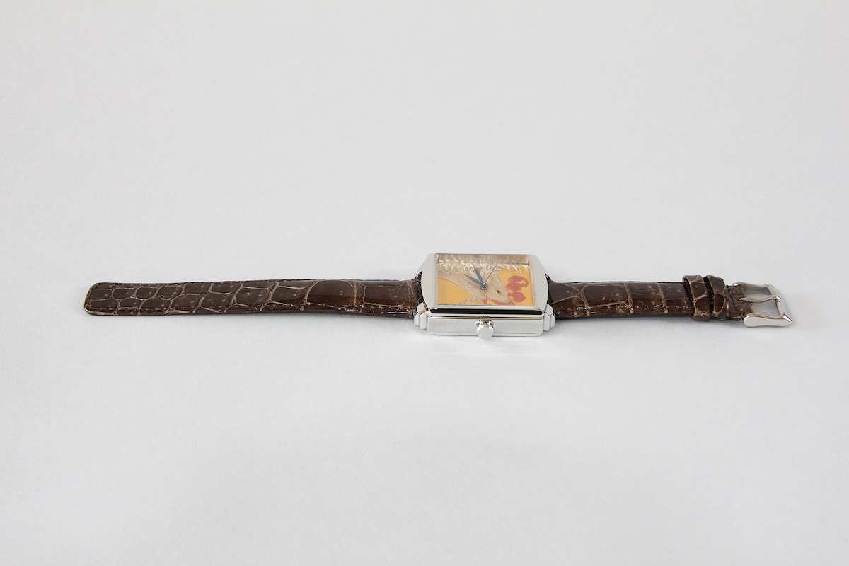 Urushi maki-e watches [JOGA]Hakuho (White Chinese Firebird)