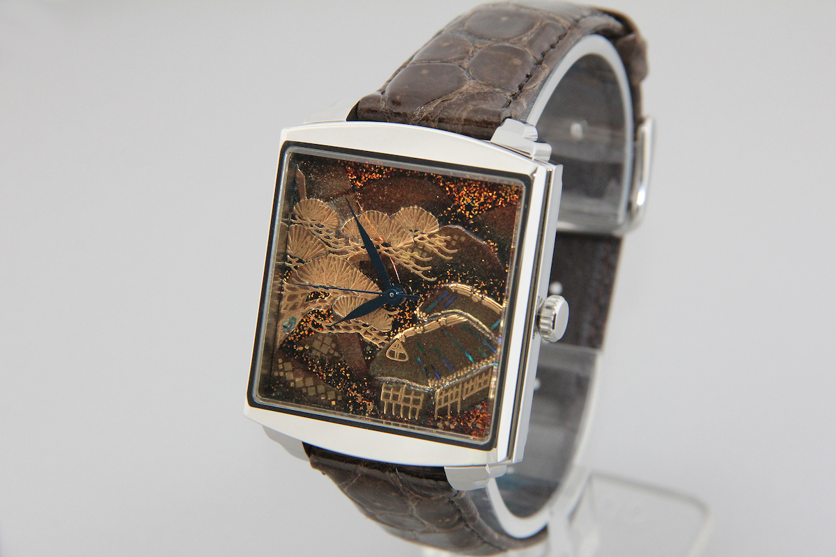 Urushi maki-e watches [Joga] Mountain and Waterscape ver2