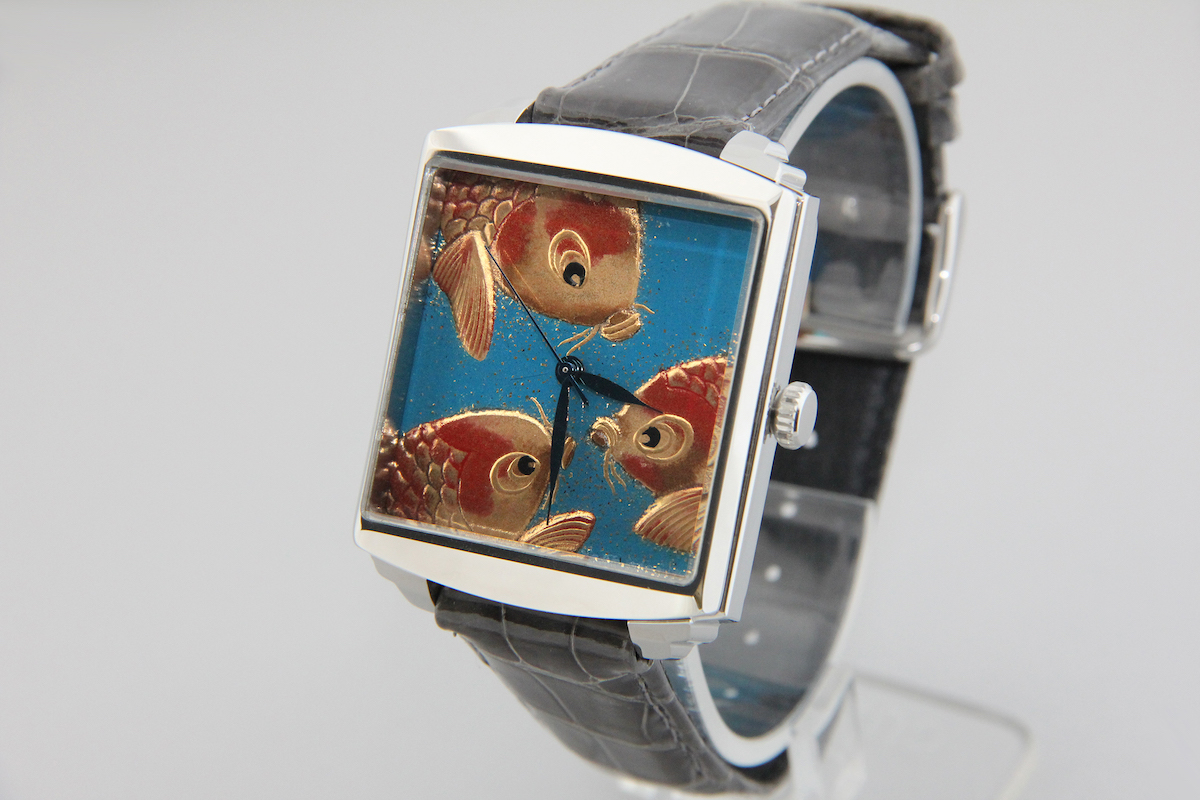 Urushi maki-e watches [Joga] Carp