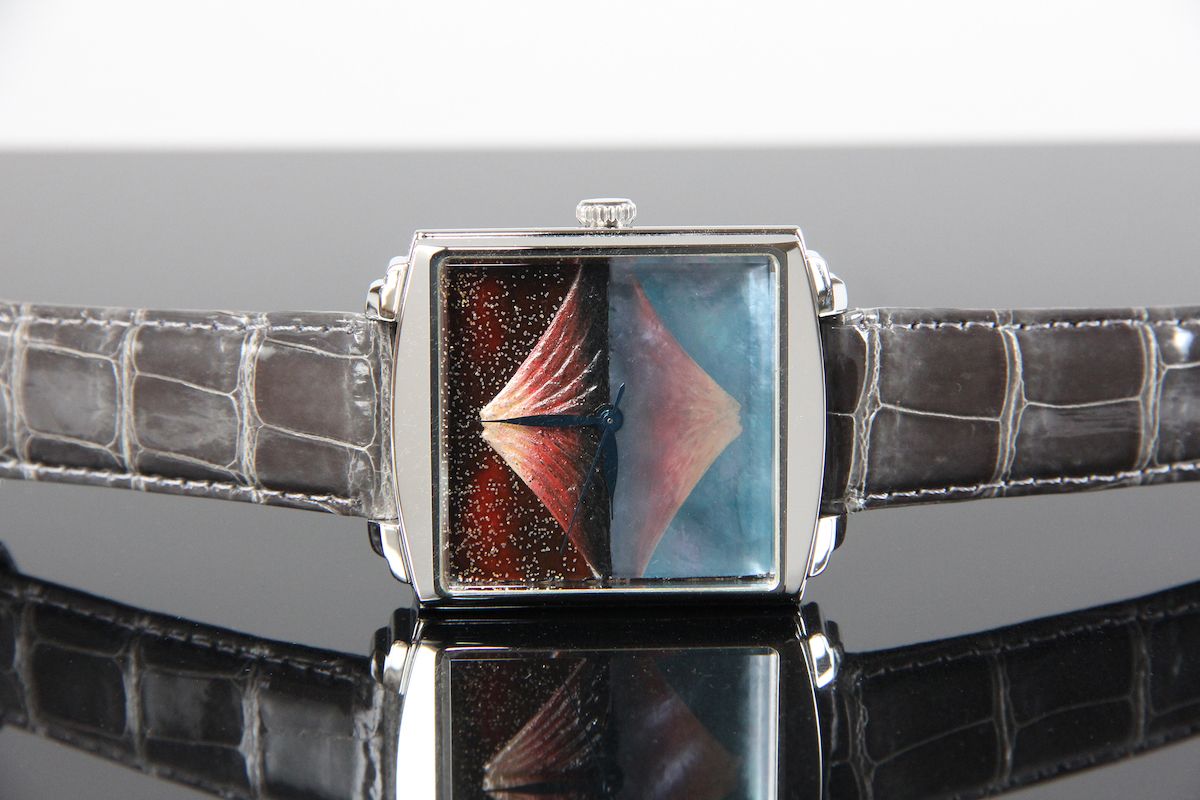 Urushi maki-e watches [Joga] Mt. Fuji Upside Down No.2