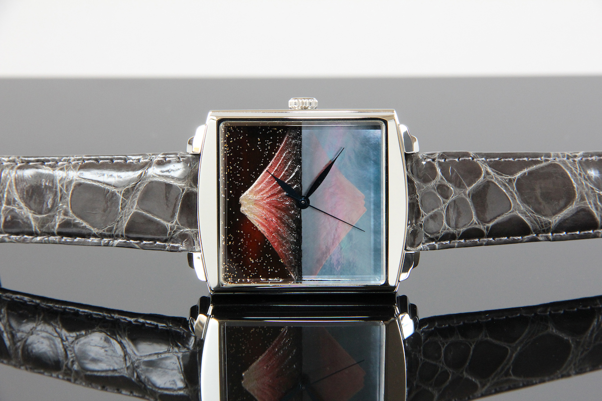 Urushi maki-e watches [Joga] Mt. Fuji Upside Down NO.3