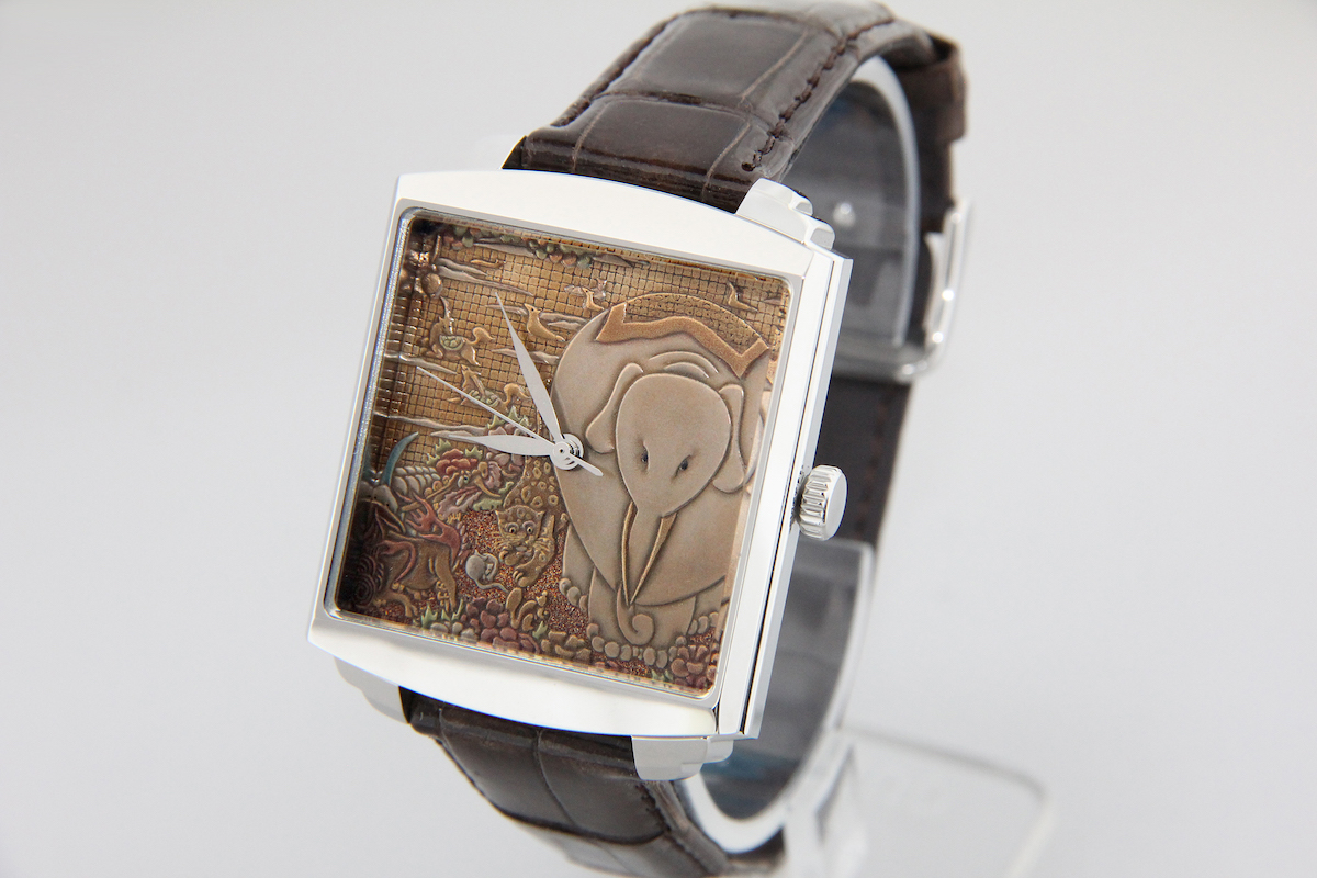 Urushi maki-e watches [Joga] Jakuchu’s Birds, Animals, and Flowering Plants -Taka maki-e-