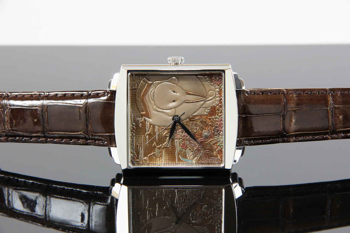 Urushi maki-e watches [Joga] Jakuchu’s Birds, Animals, and Flowering Plants -Taka maki-e-