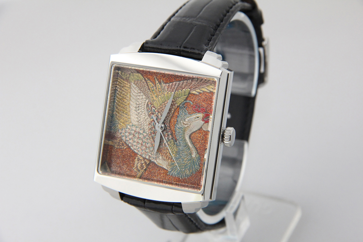 Urushi maki-e watches [Joga] Jakuchu’s Phoenix -Taka maki-e-
