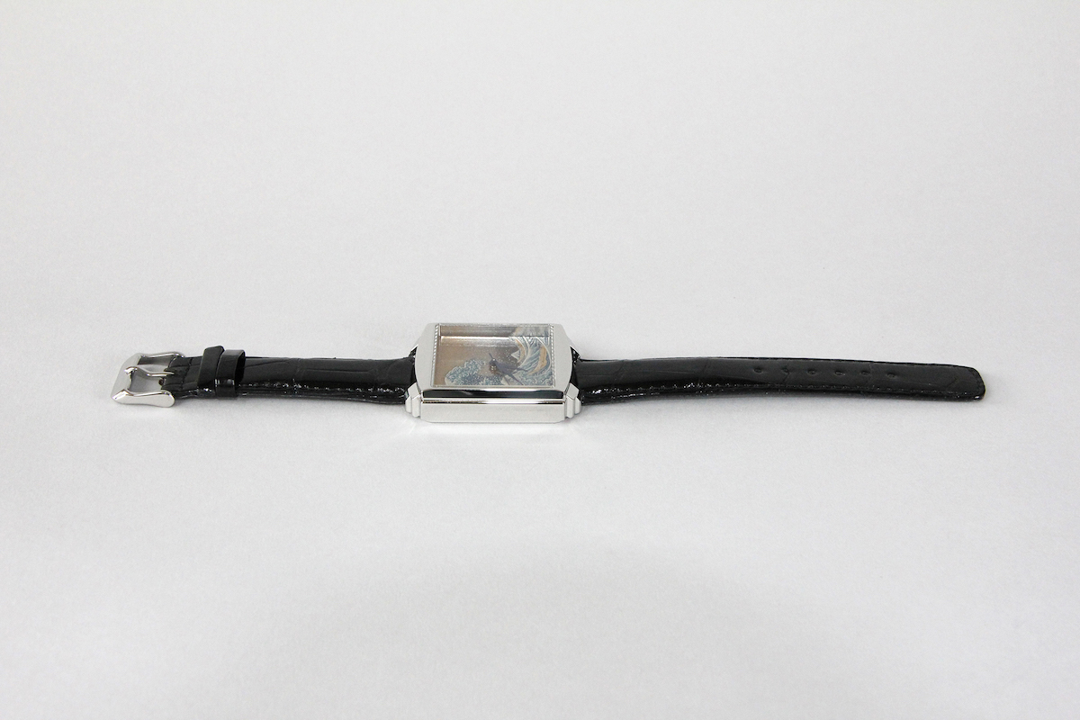 Urushi maki-e watches [Joga] Hokusai's Under the Wave off Kanagawa -Taka maki-e-