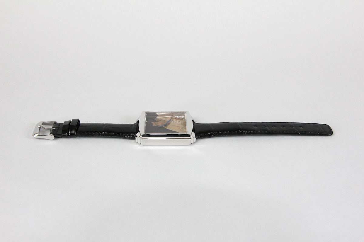 Urushi maki-e watches [Joga] Sharaku's The Actor Ichikawa Ebizo in the Role of Takemura Sadanoshin -Taka maki-e-