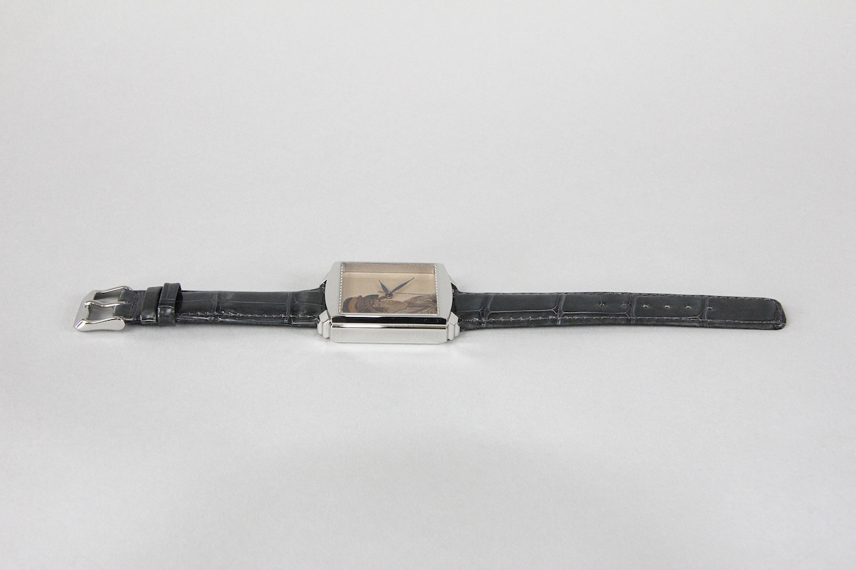 Urushi maki-e watches [Joga] Sharaku's Segawa Kikunojo ? as Tanabe Bunzo's Wife,Oshizu -Taka maki-e-