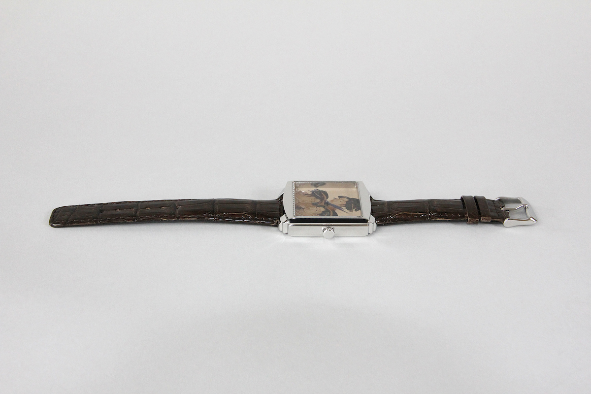 Urushi maki-e watches [Joga] Utamaro's Three beauties in Kansei -Taka maki-e-