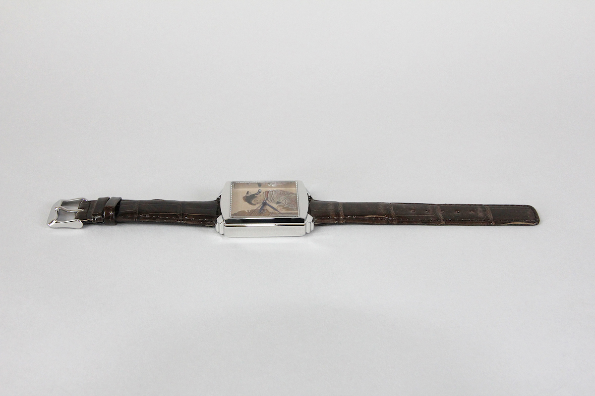 Urushi maki-e watches [Joga] Nishikawa Sukenobu's Clock and beauty -Taka maki-e-