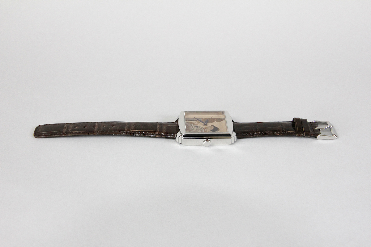 Urushi maki-e watches [Joga] Nishikawa Sukenobu's Clock and beauty -Taka maki-e-