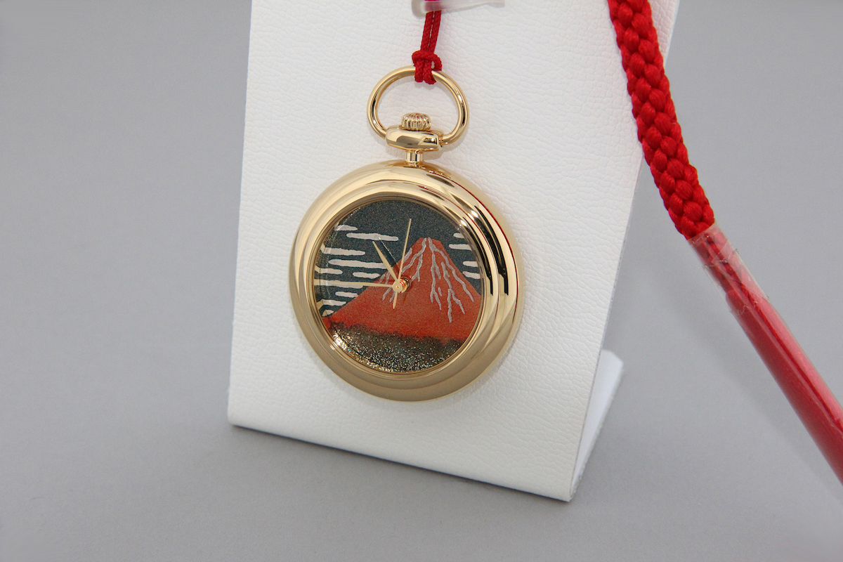 Urushi maki-e watches [JOGA]Red Fuji 1