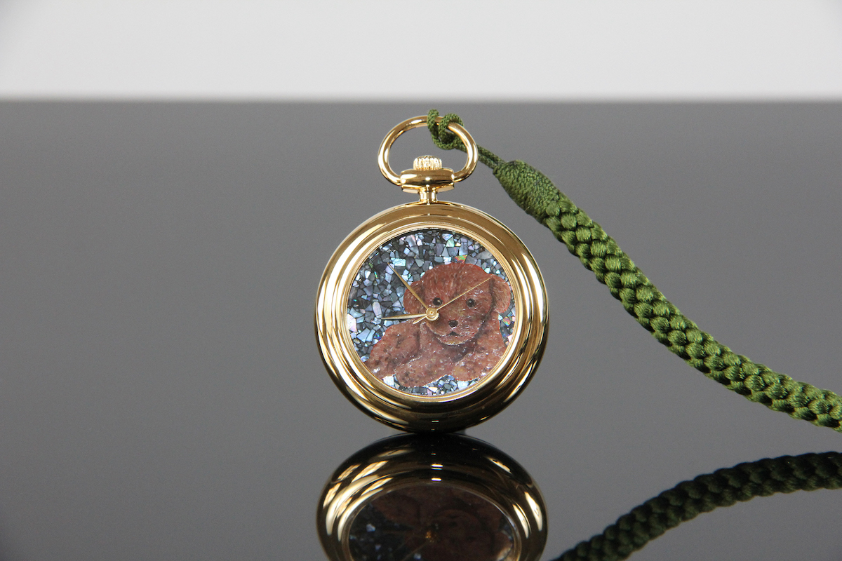 Urushi maki-e watches [JOGA]Dog 1