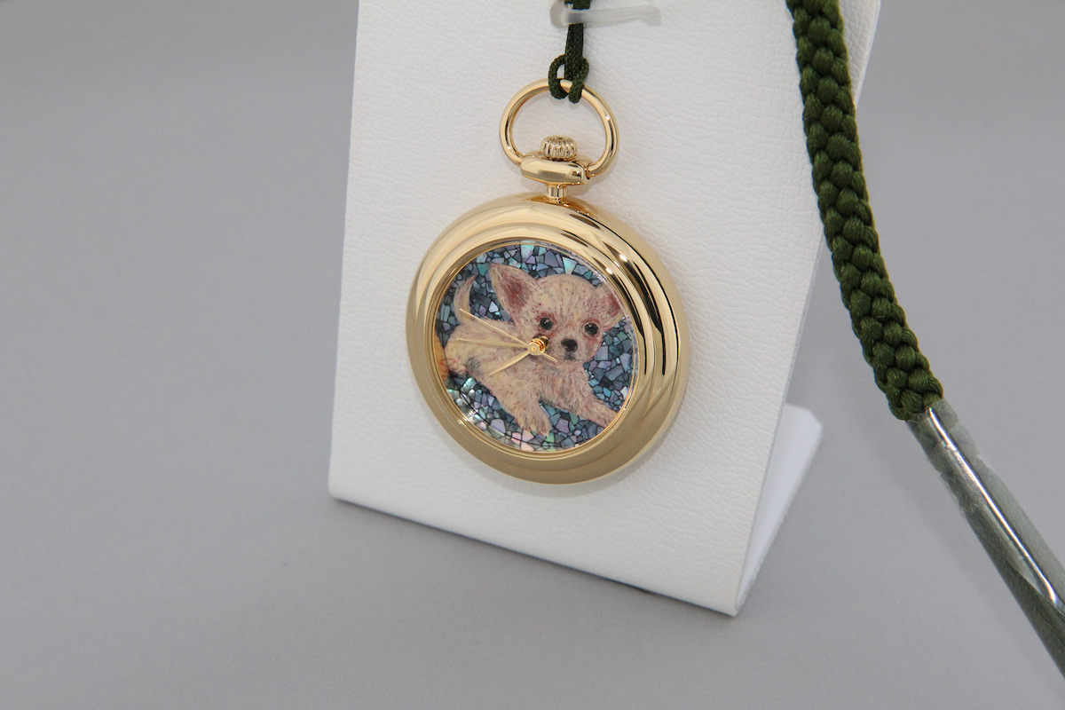 Urushi maki-e watches [Joga] Dog 2