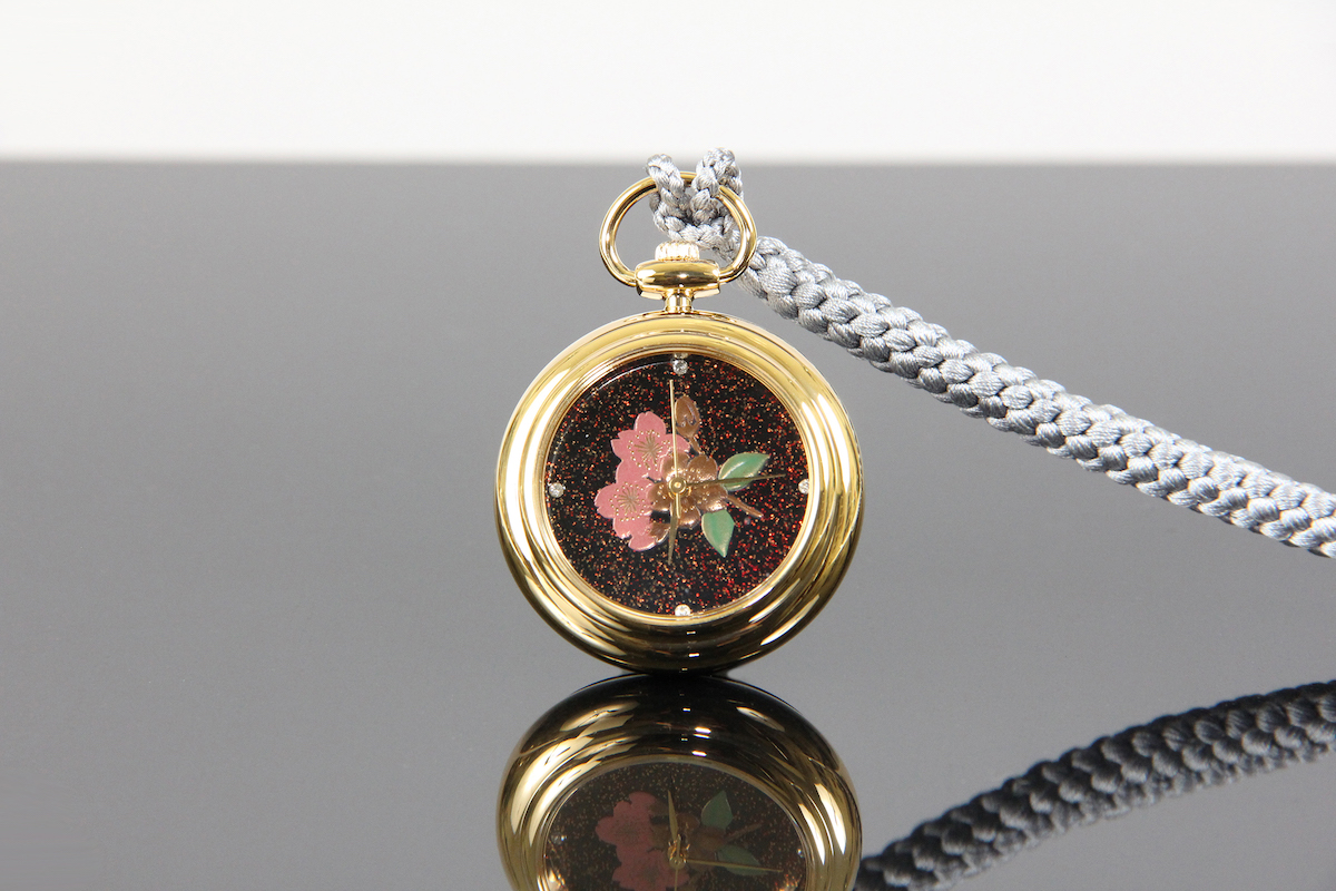 Urushi maki-e watches [JOGA]Cherry Blossoms