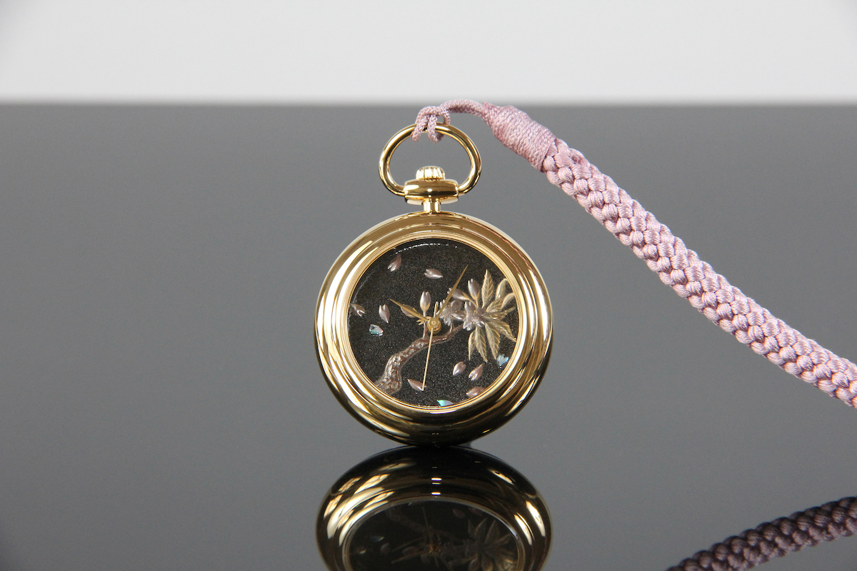 Urushi maki-e watches [JOGA]Cherry Blossoms