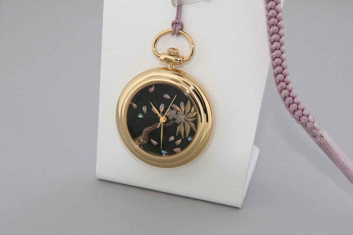 Urushi maki-e watches [JOGA]Cherry Blossoms