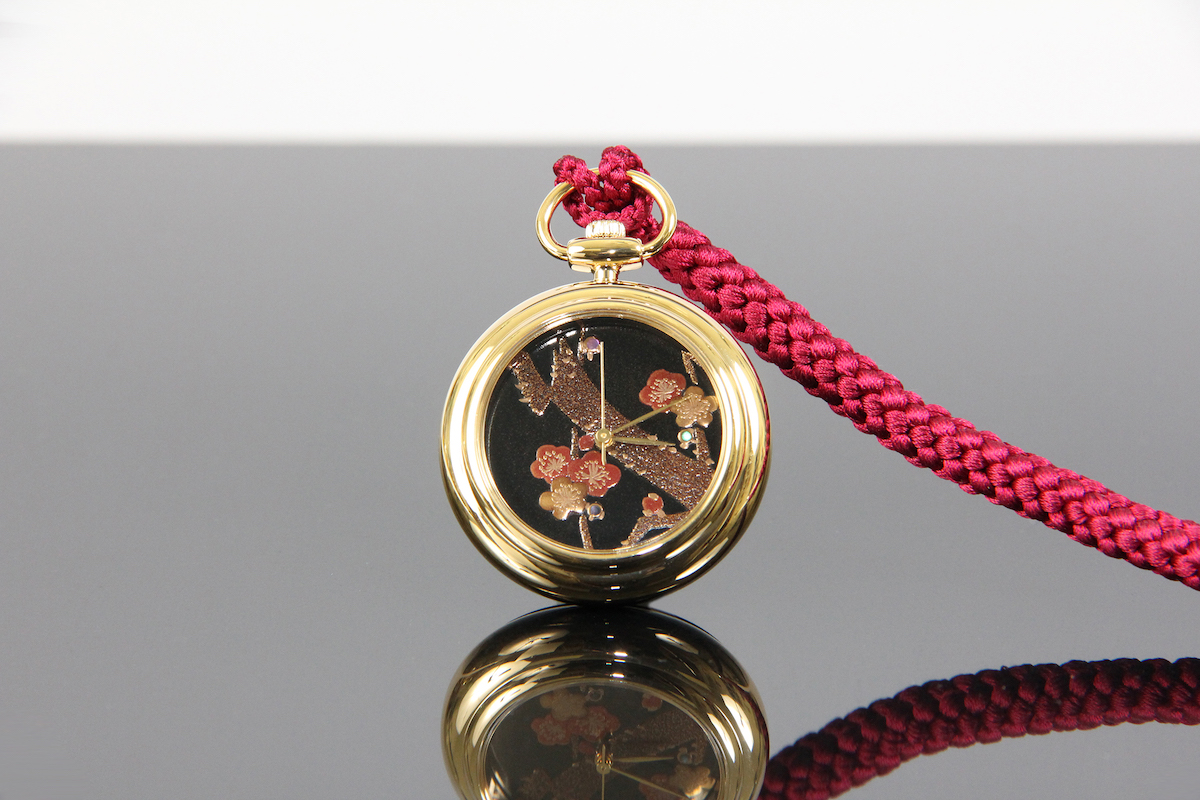 Urushi maki-e watches [Joga]Plum