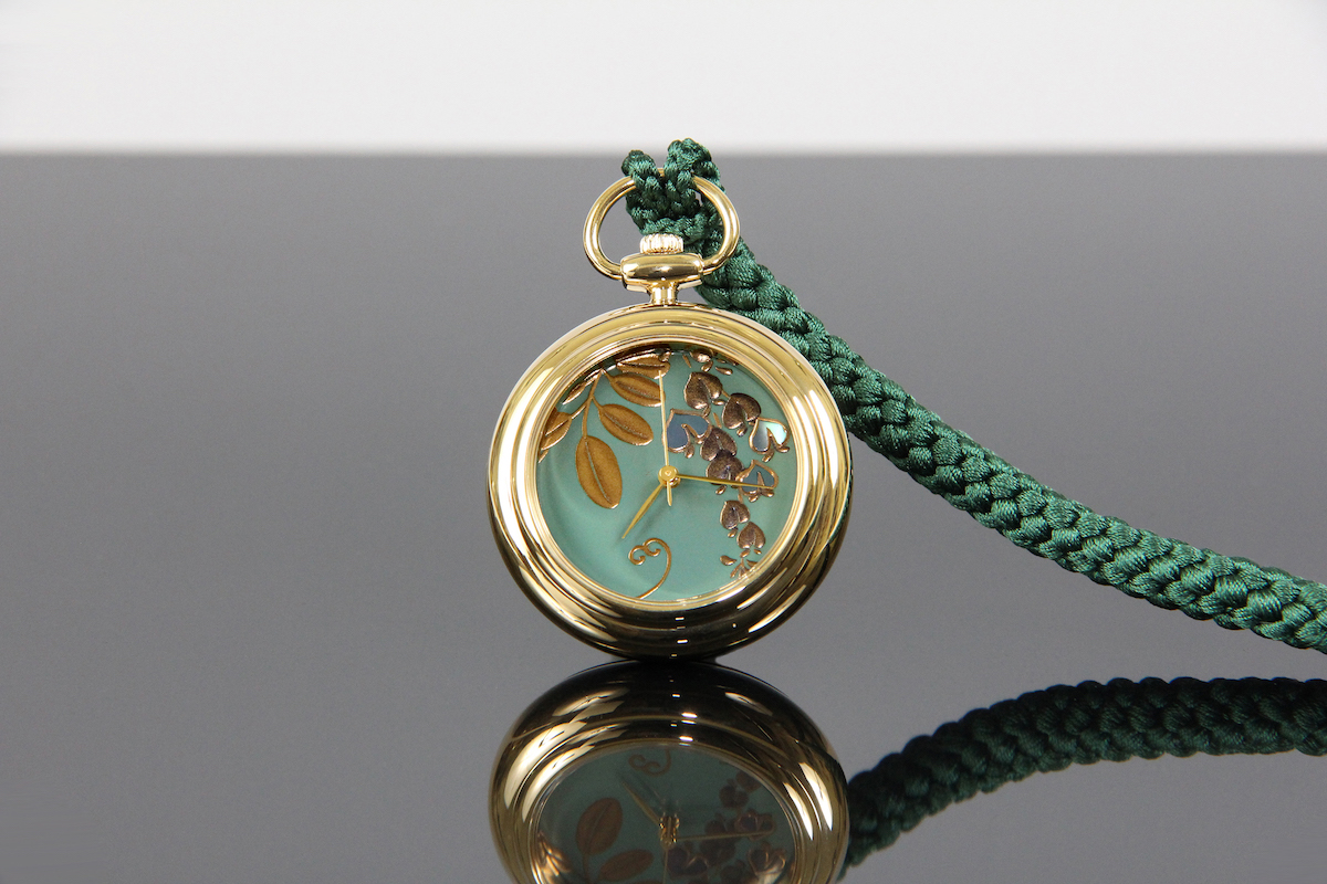 Urushi maki-e watches [JOGA]Wisteria