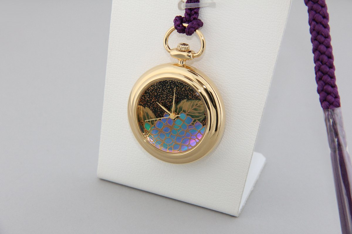 Urushi maki-e watches [JOGA]Hydrangea