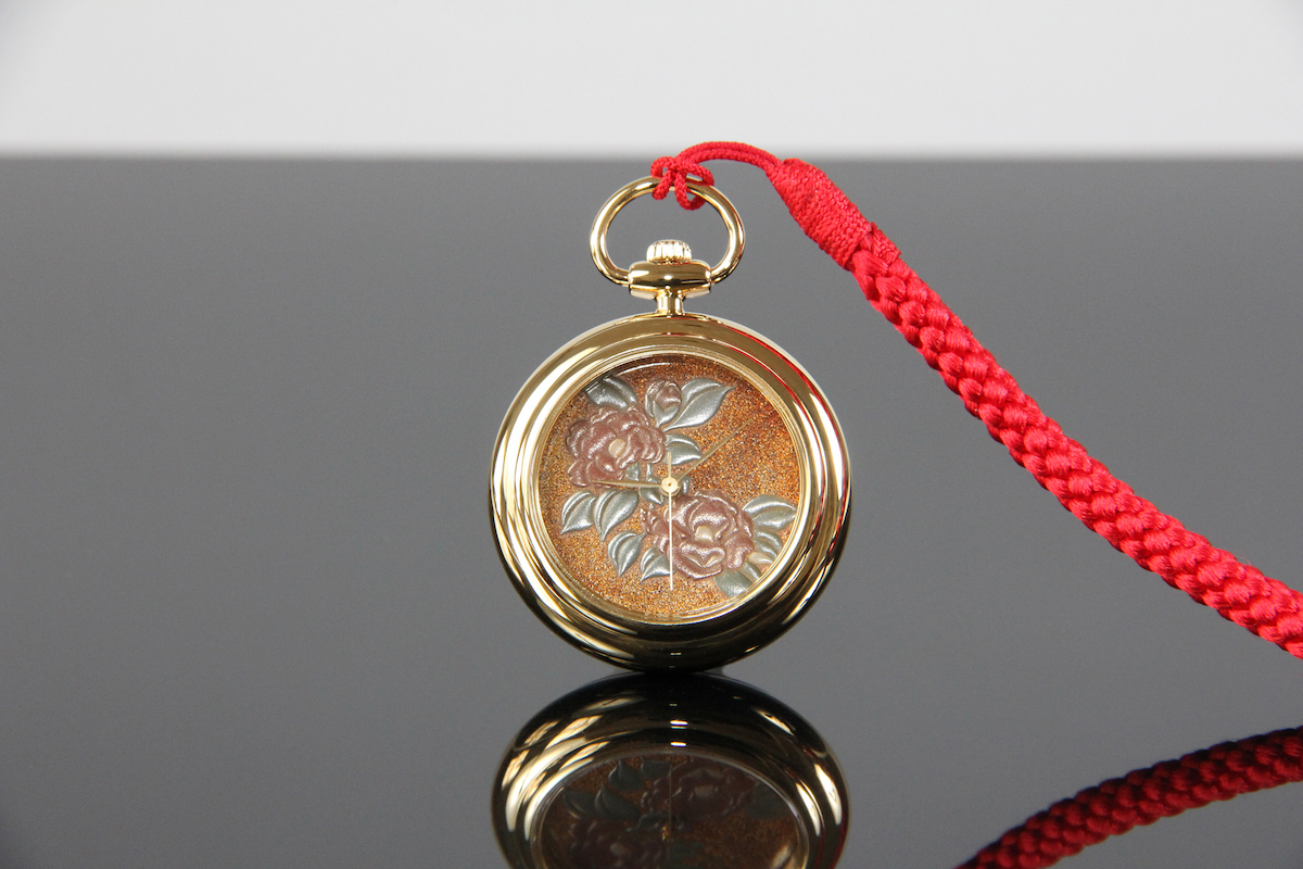 Urushi maki-e watches [JOGA]Camellia