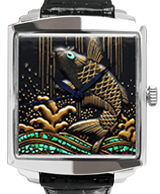 Maki-e watch[Koi-no-Takinobori (Carp Swimming Up a Waterfall)]
