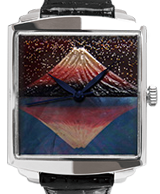 Maki-e watch [Mt. Fuji Upside Down 2]
