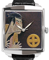 Maki-e watch[Sharaku's Yakko Edobei]