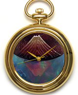 Maki-e watch[Mt. Fuji Upside Down]