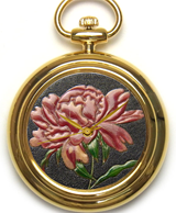 Maki-e watch[Jakuchu’s A peony]